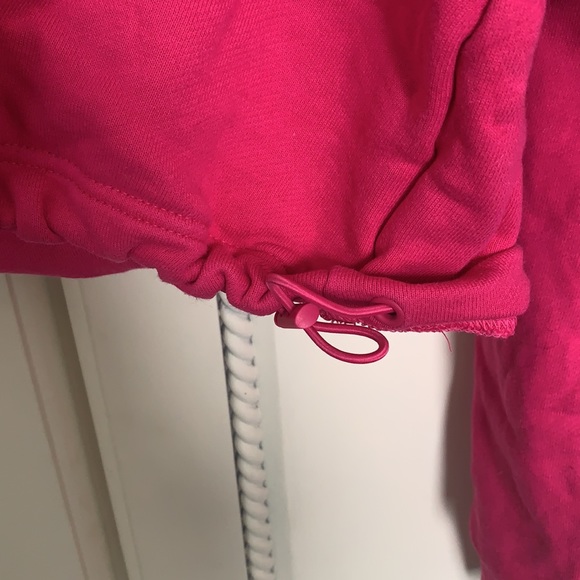 Adidas pink cropped hoodie - Picture 4 of 6